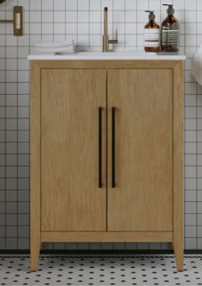 ((Incomplete missing Sink )) Alsup Slim 24\"W  x 14\"D Single Sink