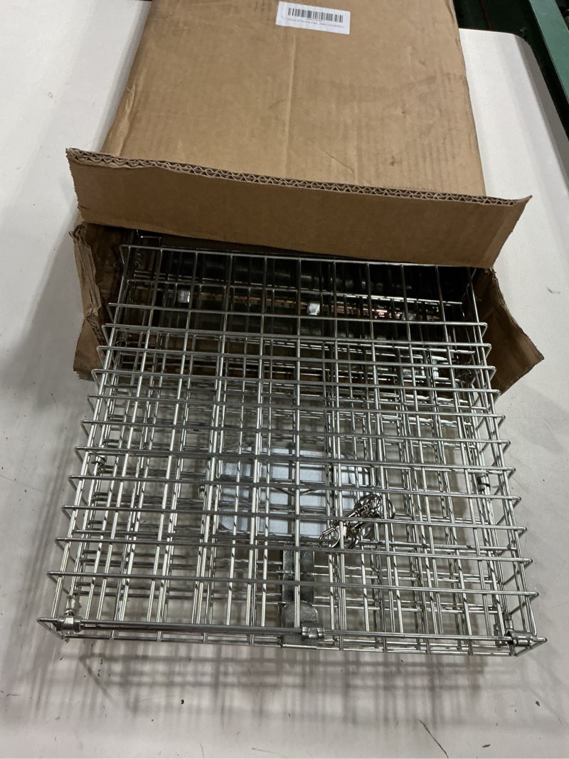 Condition photo showing New/Like New for szhlux 32" live animal cage trap, heavy duty folding raccoon traps, humane cat trap for stray cats, raccoons, squirrel, skunk, mole, groundhog, armadillo, rabbit, catch and release sz-hxl8130-new
