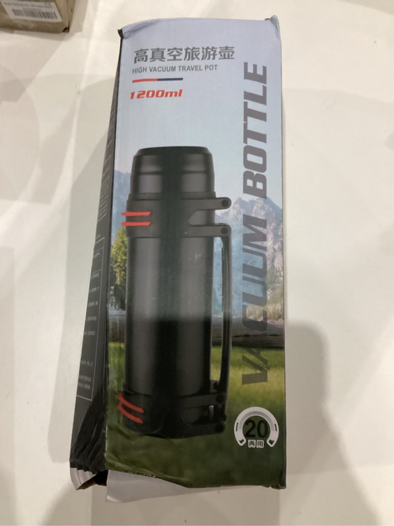 Condition photo showing New/Like New for Insulated Thermoses 86oz for Coffee Hot & Cold Drink Stainless Steel Water Bottle with Wide Mouth Spout lid and Adjustable Strap (Blue 40.5 Ounce)