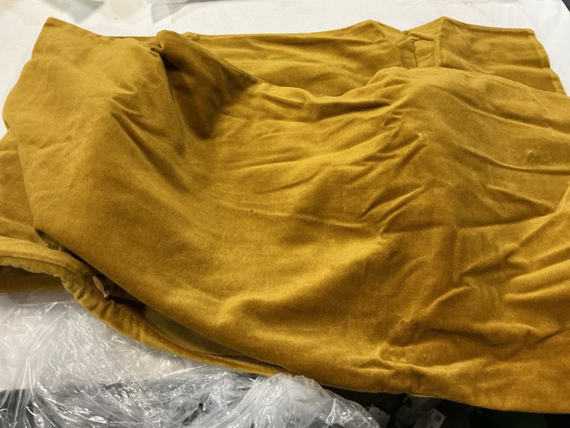 Condition photo showing Good Condition for cotton velvet oversized lumbar pillow cover 12"x48