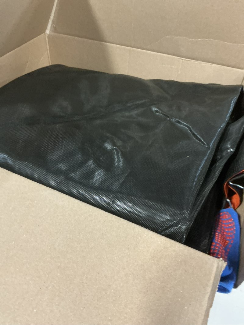 Condition photo showing Good Condition for Trampoline Mat, Fits for 14 ft Frame, with 72 V-Rings Fits 5.5 inch Springs, Trampoline Mat Replacement(Mat Dia:150in), Reinforce, UV-Resistant, with Spring Hook and Gloves, Not Include Spring Only Fits 14 ft 72 5.5 inch Springs-150 inch Mat Only Fit 14 ft Trampoline 72 5.5 inch Springs Only Fits 14 ft 72 5.5 inch Springs-150 inch Mat