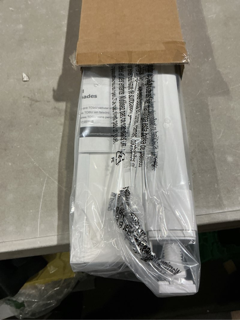 Condition photo showing Good Condition for myshade 1.5-inch cellular cordless blackout shades,thermal insulating noise reducing waterproof blinds,honeycomb window treatments for indoor light control (white-27 w x 72" h) white-blackout 27"w x 72"h