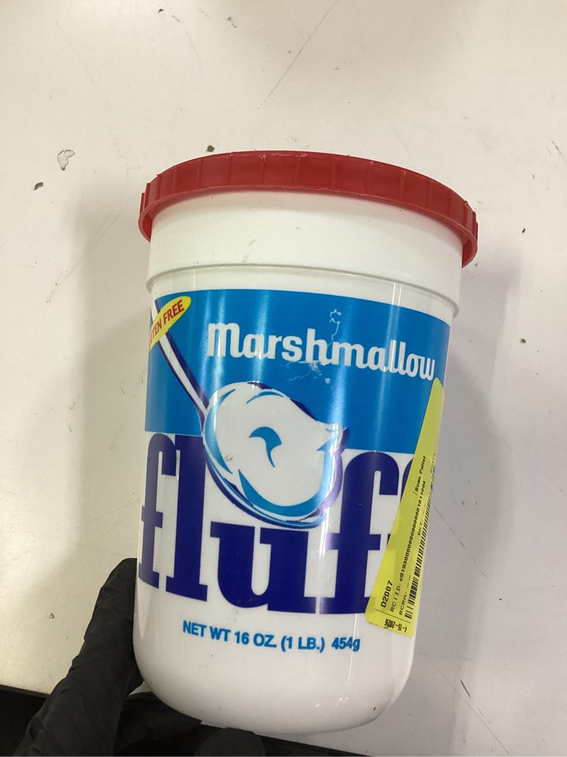 Condition photo showing New/Like New for bb 05/05/27 marshmallow fluff frosting - 16oz