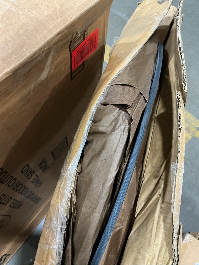 Condition photo showing New/Like New for east oak screen house tent pop-up, portable screen room canopy instant screen tent 10 x 10 ft with carry bag for patio, backyard, deck & outdoor activities, brown brown 10×10 ft