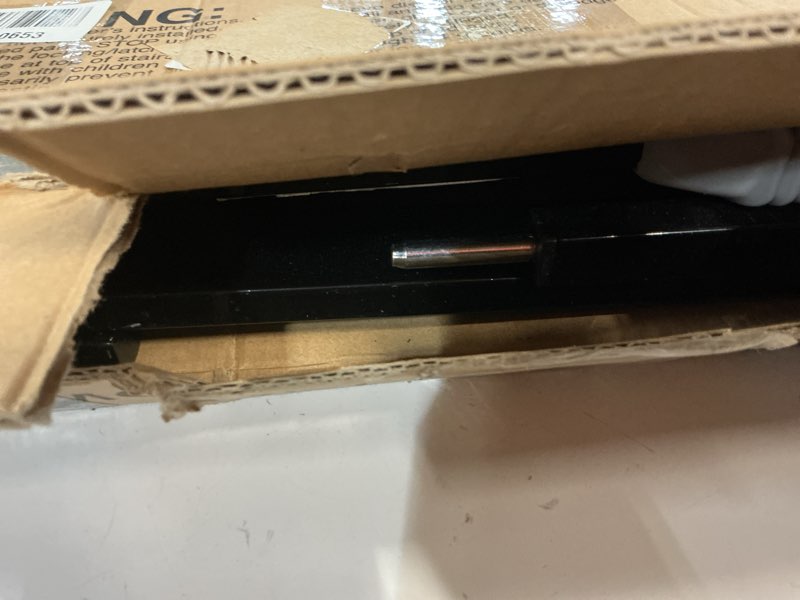 Condition photo showing As Is for Regalo Safety 29-38.5" Baby Gate for Doorways & Bottom of Stairs, Pressure Mounted Baby Gate with Do