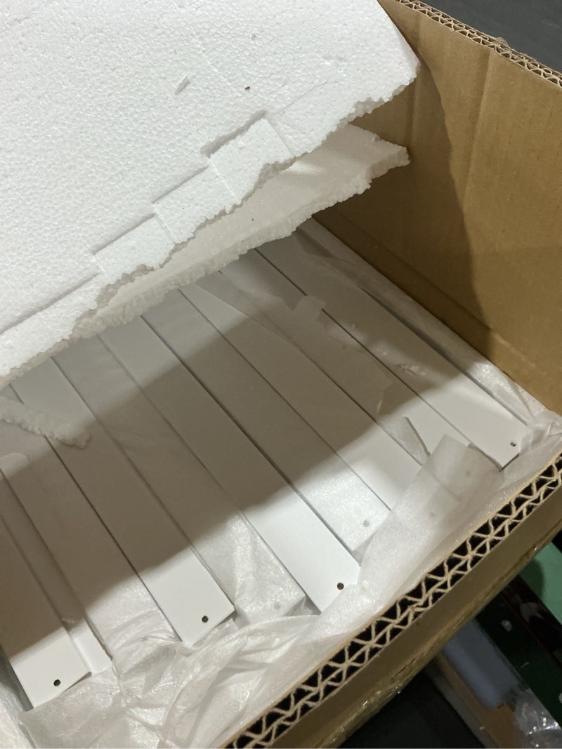 Condition photo showing Good Condition for High Radiator Cover Wood Cabinet: 36 Inch Height White Large Heater Covers Horizontal Slat Modern Tall Radiators Shelf Thicken MDF Wooden Bedroom Hallway Home Furniture for Living Room L H36 x W60 x D7.5 Inch