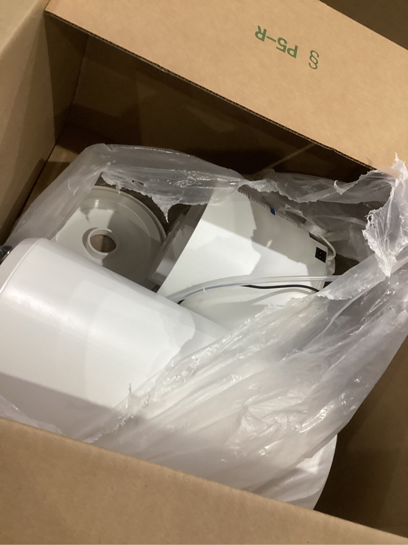 Condition photo showing As Is for humidifiers for large room home bedroom 2000 sq.ft. 17l/4.5gal large humidifier with extension tube & 4 speed mist,top fill wholehouse humidifier with 360°nozzle for plant office commercial greenhouse white