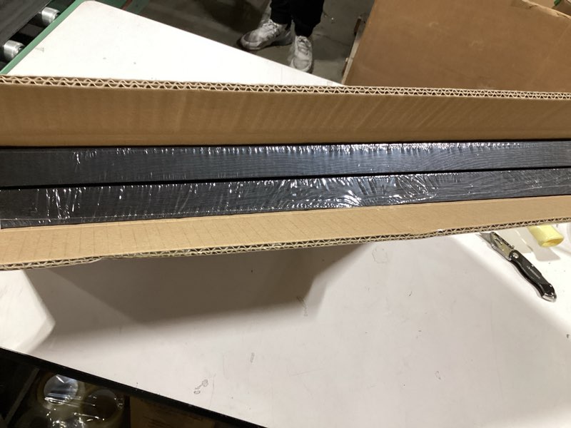 Condition photo showing Good Condition for Large Framed Modern Abstract Wall Art Set of 2, Canvas Prints Paintings Artwork for Walls, Black White Grey Gold Pictures Wall Decor for Living Room, Dining Room, Bedroom, and Office 20" W x 30" H x 2Pcs Gilded