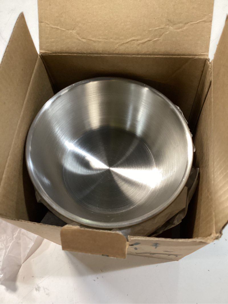 Condition photo showing Good Condition for elk and friends stainless steel bowls with silicone sleeve for babies & toddlers | lids included | stay put suction | cereal & snack bowls | 4 pack sage/mistyblue/blush/lilac suction sleeve