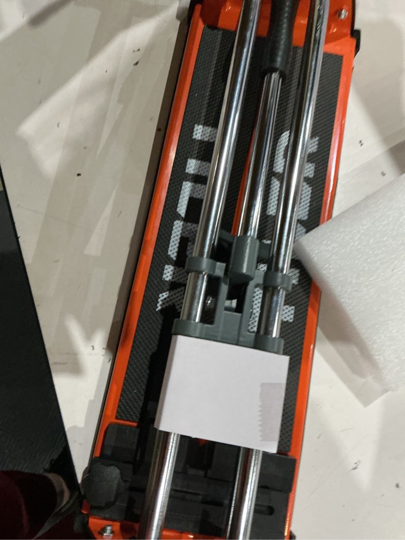 Condition photo showing Good Condition for manual tile cutter, 14 inch professional ceramic tile cutter with durable & sharp tungsten carbide cutting wheel, tile cutter tools for cutting porcelain floor with anti-slip handle & feet
