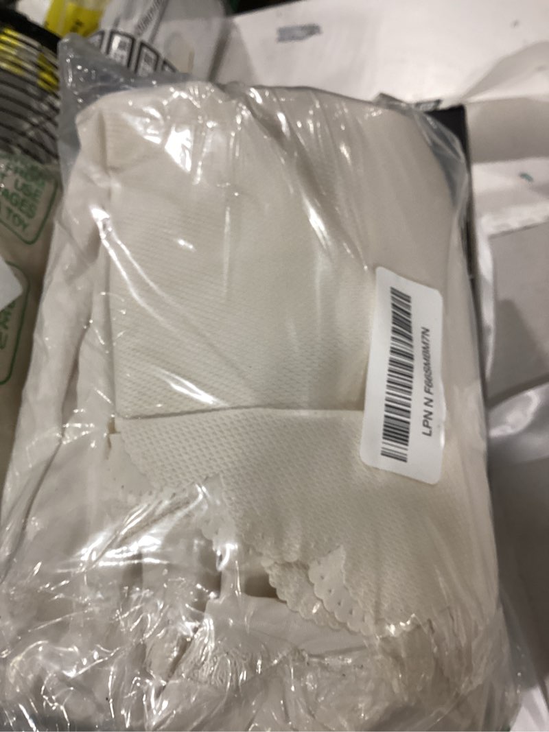 Condition photo showing New/Like New for smiry rectangle table cloth, waterproof heavy duty vinyl tablecloths, wipeable washable table cover for kitchen and dining room (white, 54" x 108") white 108" x 54" (rectangular)