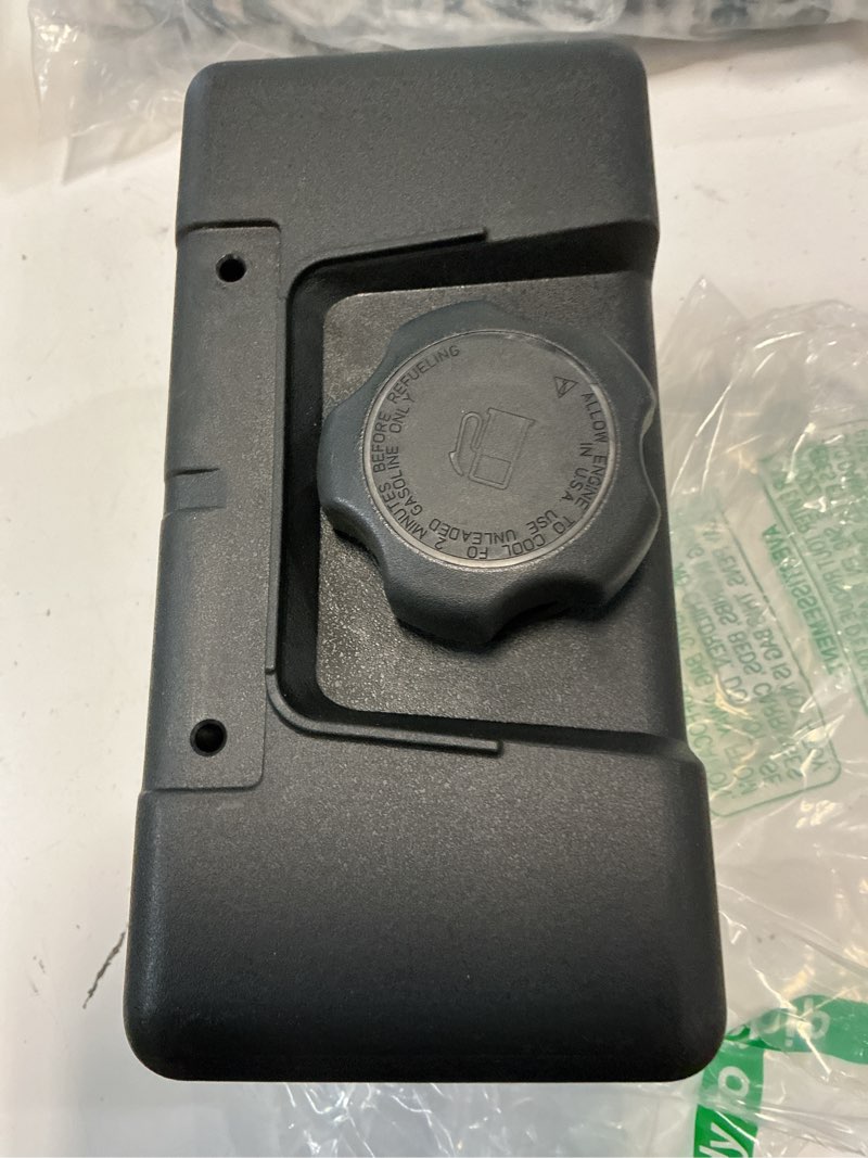 Condition photo showing Good Condition for 691993 fuel tank 4 quart plastic gas tank with shut off valve and cap compatible with briggs and stratton, lawn and garden equipment engines, for troy-bilt snow blowers, for remote mounting