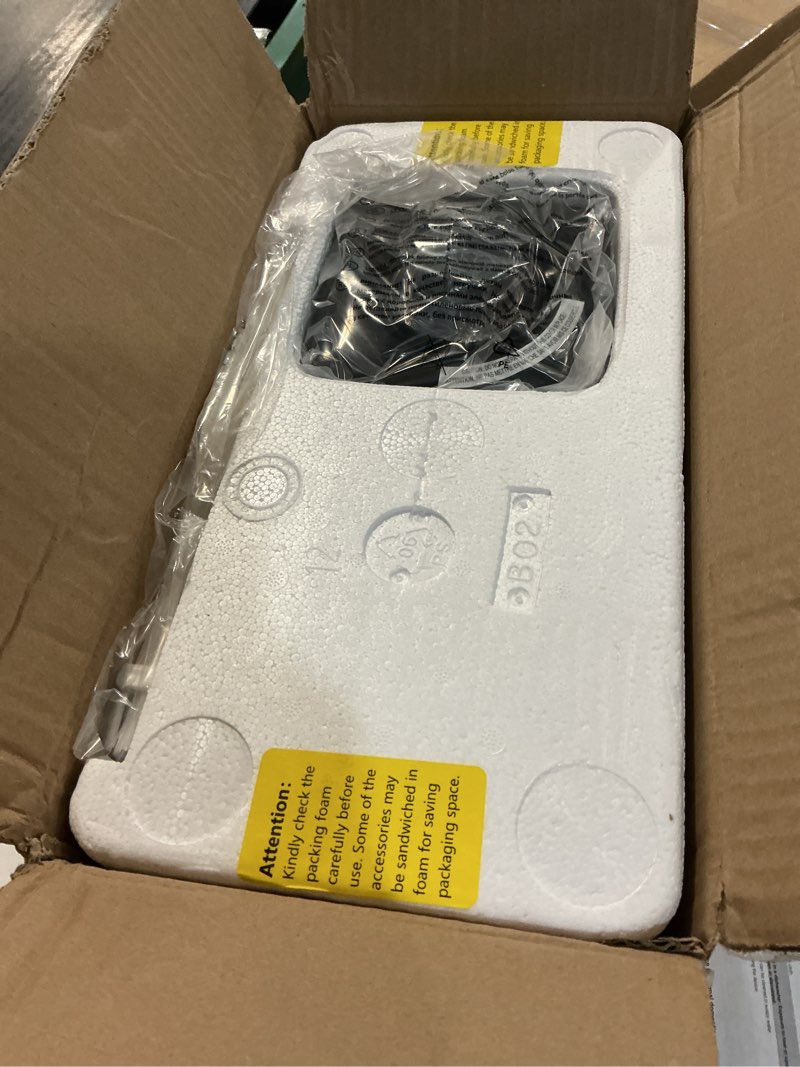 Condition photo showing New/Like New for professional blender for smoothies, countertop blender with 6 cup glass jar, 3 functions including puree, crush ice, 750 watts (white)