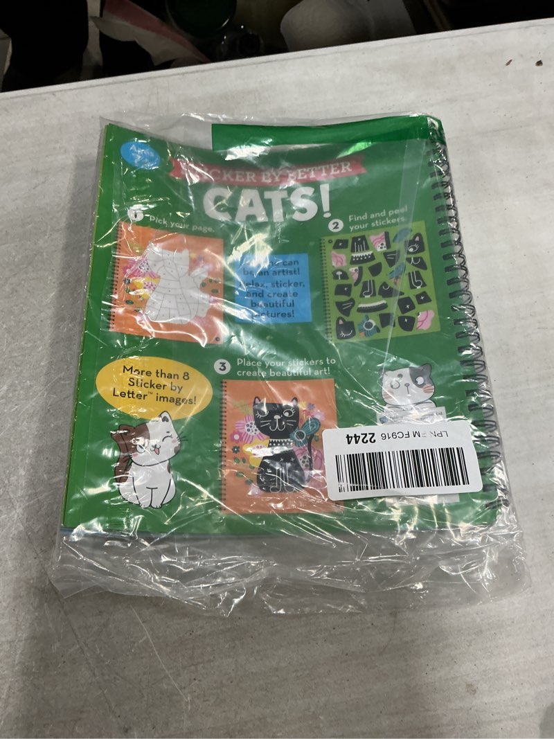 Condition photo showing Good Condition for Brain Games - Sticker by Letter: Cats!