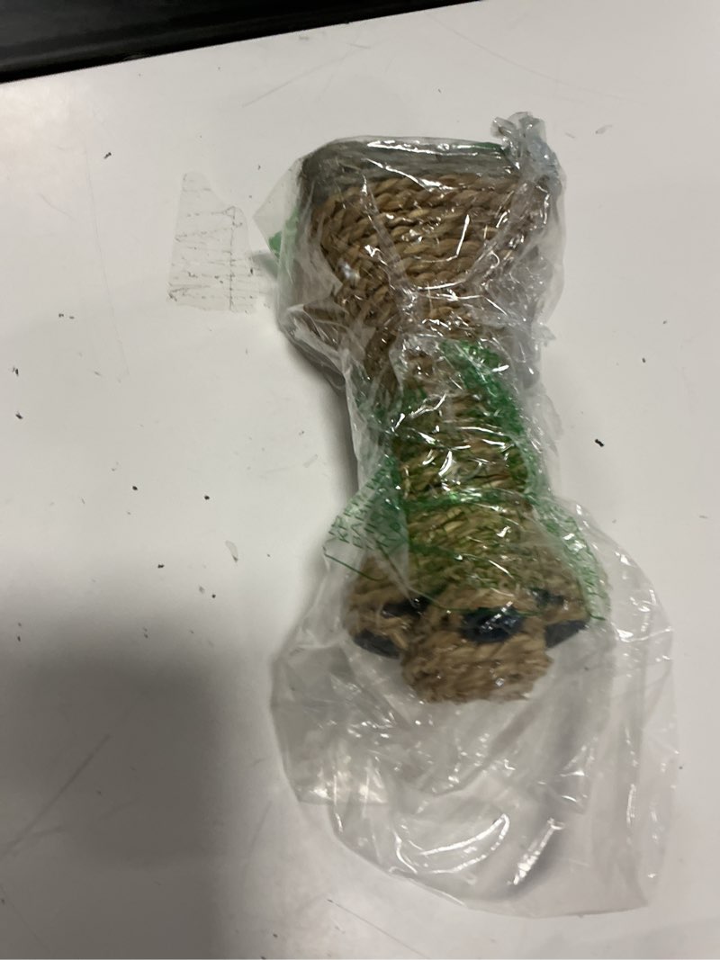 Condition photo showing Good Condition for hamiledyi bunny chew toys rabbit rattan grass scratcher climbing tree fun tree carrot play toys for small animal guinea pig tooth cleaning circle