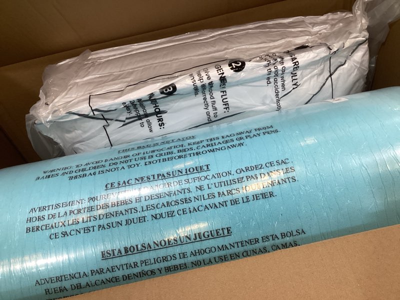 Condition photo showing Good Condition for bedlore 4 inch memory foam mattress topper king,2-in-1 dual layer design (2" gel memory foam + 2" plush pillow top cover) mattress topper medium-firm,pressure relief & back pain support(dark gray) dark gray king