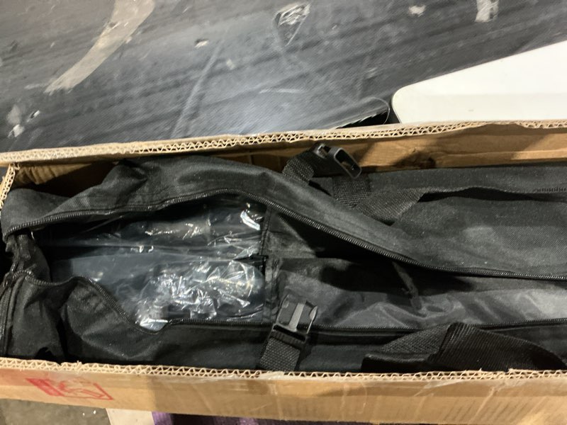Condition photo showing Good Condition for 12ft x 10ft photo video studio heavy duty adjustable photography muslin backdrop stand background support system kit with carry bag 4 spring clamps