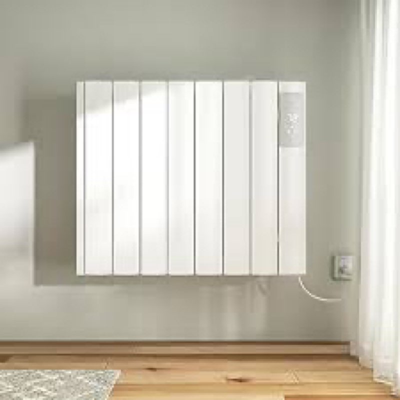 BREEZEHEAT 1500w Convection Panel Heater-Portable Electric Heaters, Plug-in Wall Heaters for Indoor 