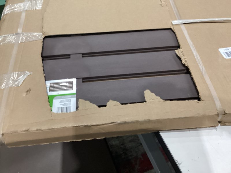 Condition photo showing Good Condition for 2 ft. x 4 ft. boardwalk umber decorative screen panel