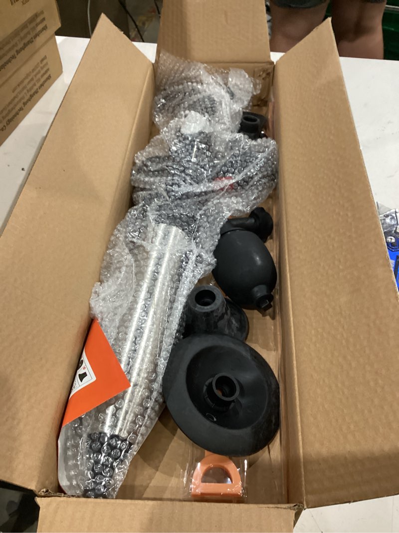 Condition photo showing Good Condition for zzstar toilet plunger, toilet clog remover, high pressure air drain blaster with real-time barometer, stainless steel toilet unclogger toilet snake for toilet/bathroom/floor drain/clogged pipe(black)