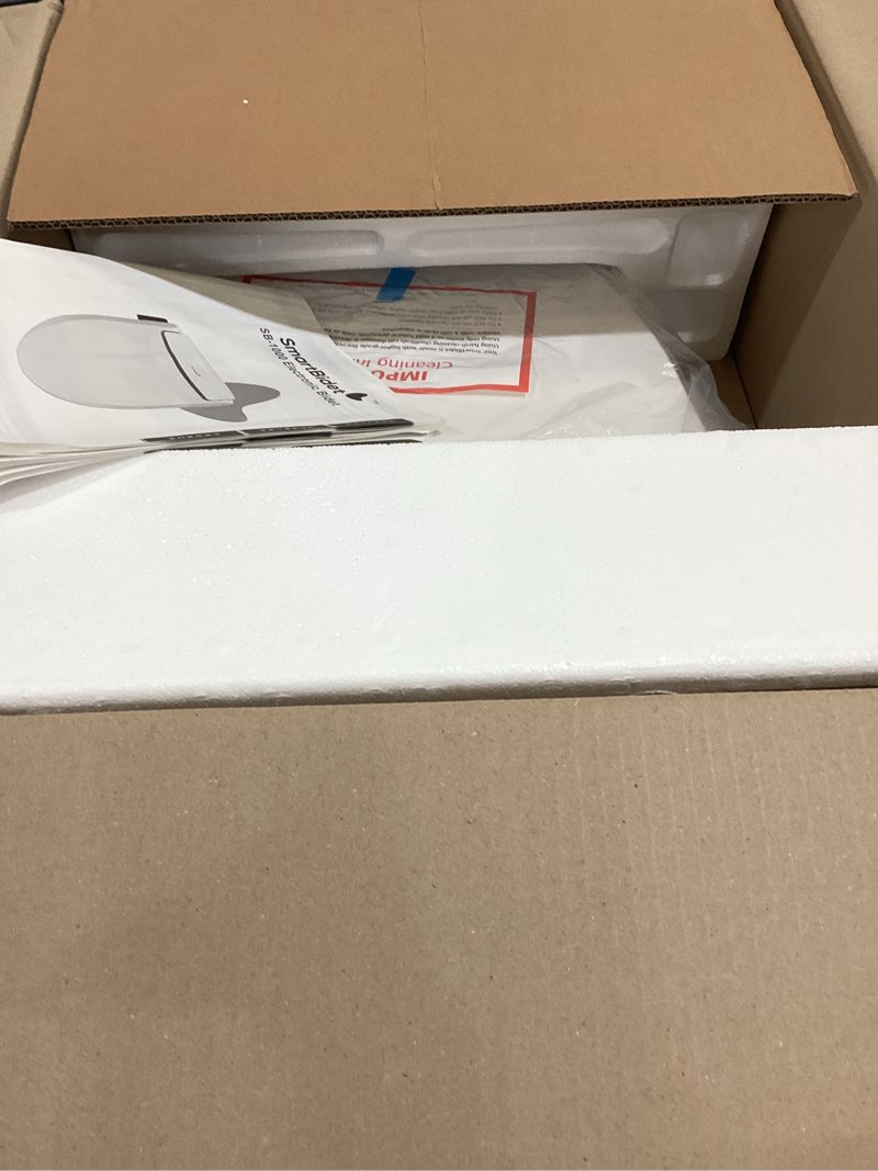 Condition photo showing Good Condition for smartbidet® sb-1000we electric smart bidet toilet seat with heated seat, warm air dryer, temperature control wash, and remote control, elongated seat elongated remote control