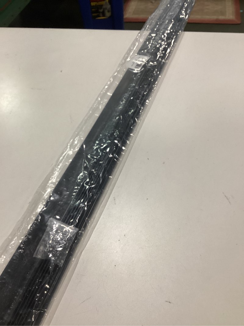 Condition photo showing Good Condition for Weather Stripping Door Seal, 39' Length Cuttable, Strong Adhesive Door Sweep for Exterior and Interior Doors (1, Black) Black 1