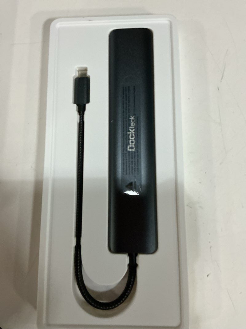 Condition photo showing Good Condition for dockteck 9-in-1 usb-c hub: hdmi 4k@60hz, ethernet, 100w pd, audio, 2x usb-a 5 gbps, sd/tf card reader for macbook, ipad, xps, microsoft pro max series