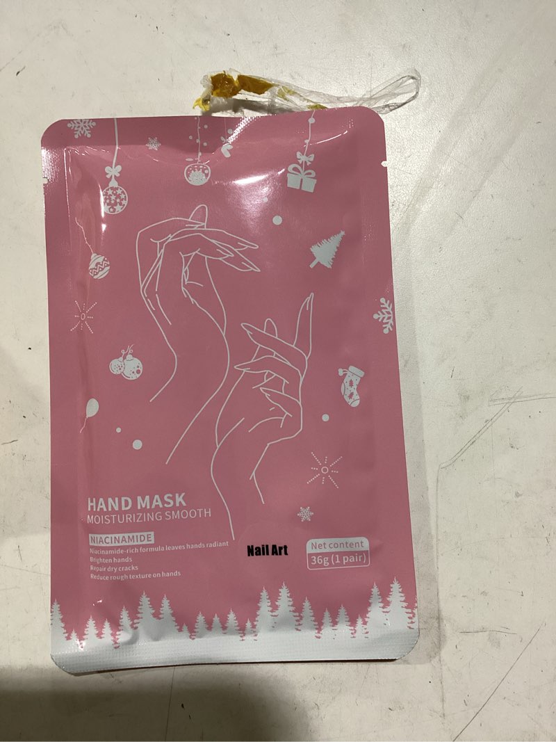 Condition photo showing New/Like New for 5Packs Hand Mask with Niacinamide, Deep Hydration Hand for Dry Cracked Skin, Nourishing Care with Shea Butter & Vitamin E, SPA at Home, 6.3oz