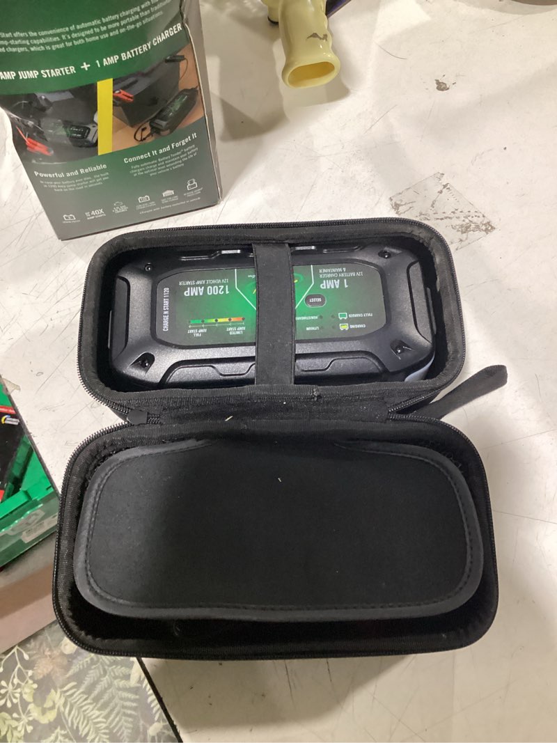 Condition photo showing Good Condition for battery tender charge n start 1120 - portable 1 amp battery charger and 1200 amp jump starter combo | 12v automotive battery charger and maintainer for motorcycles, atvs, utvs, and more