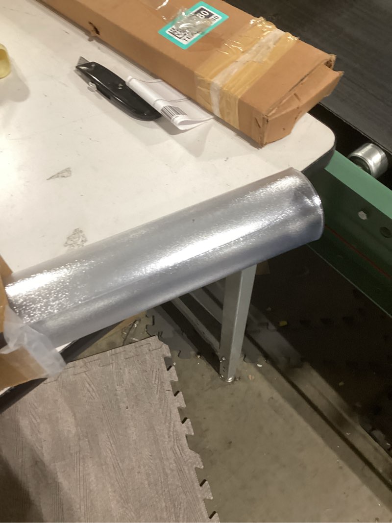 kuyal office chair mat for hardwood floor, 36'' x 48'' rectangle transparent desk thick durable chai