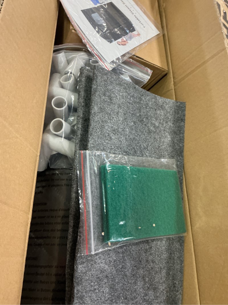 Condition photo showing New/Like New for Upgraded Sauna Box for Relaxation, Detoxification, Portable Sauna for Home with Steamer, Remote Control, Folding Chair, 9 Levels, 2.6’ x 2.6’ x 5.9’ Black