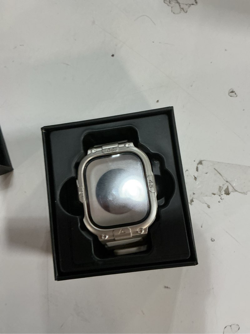 Condition photo showing Good Condition for Goton 3 in 1 Waterproof Case with Band for Apple Watch with Built-in Tempered Glass Screen Protector 46mm, 360° Shockproof Bumper Face Cover with Band for Apple Watch Series 11 Series 10, 46mm 46mm Starlight