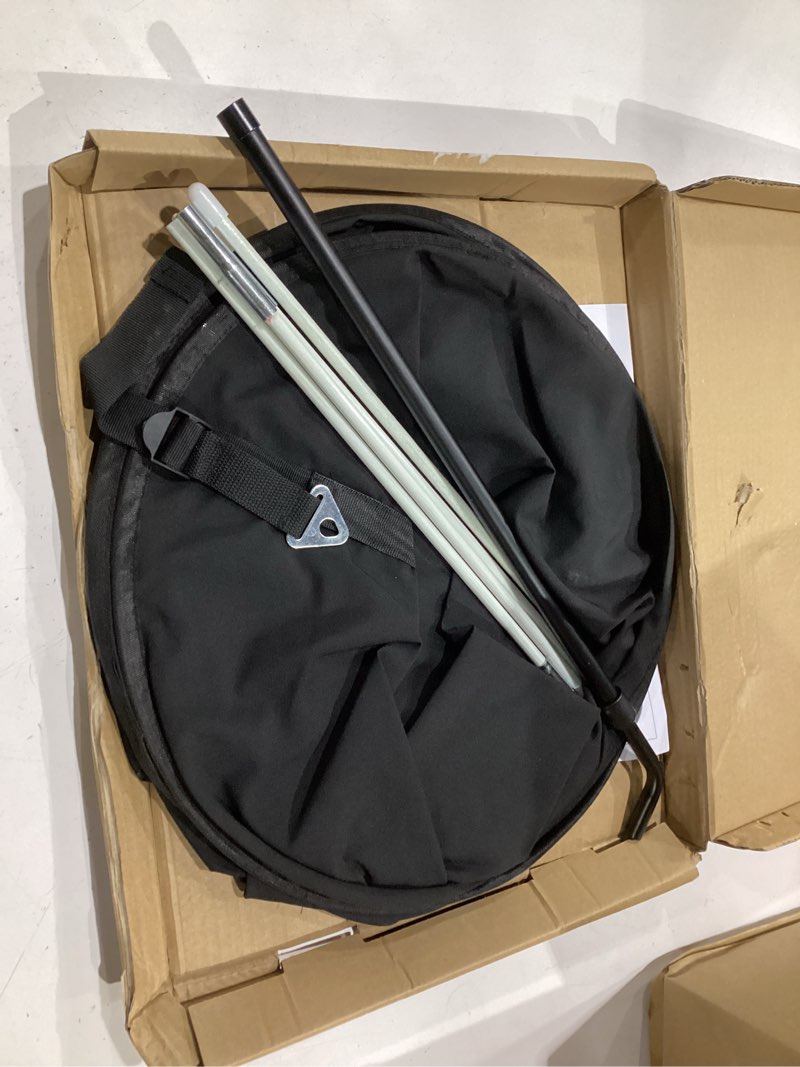 Condition photo showing Good Condition for office cubicle and desk shade - suitable for cubicle to block light and privacy protection cubicle light shield black diameter 52 inches?designed for sensitive workers.