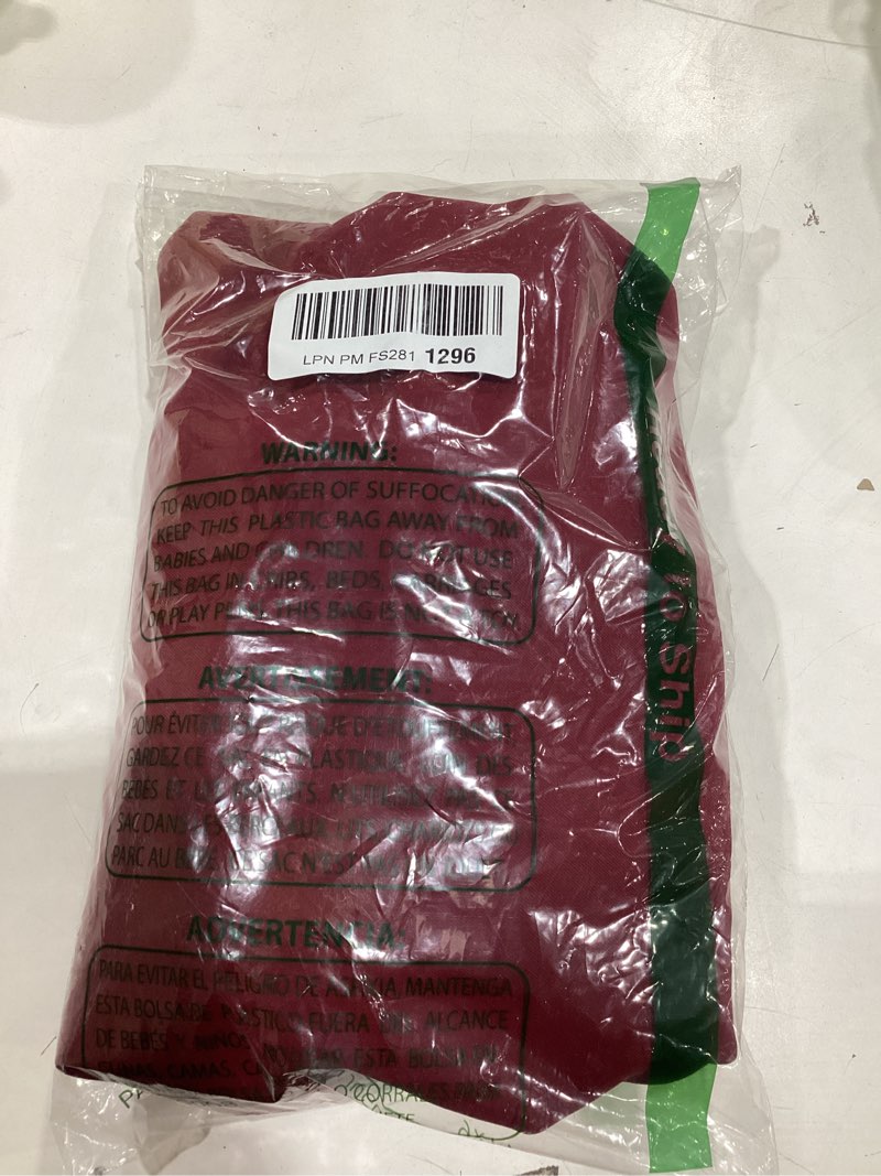 Condition photo showing New/Like New for Saloogoe Womens Loose Fit Tshirts Short Sleeve Summer Tops Casual Workout Yoga Tunic T Shirts Tops Large 00-dark red