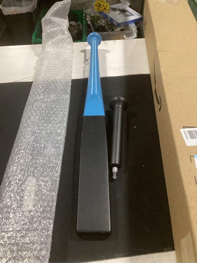 Condition photo showing As Is for splitswing – 4-in-1 baseball & softball swing trainer – flat bat, split grip, half bat, underload batting aid. baseball training for all levels. makes hard contact feel automatic. wood