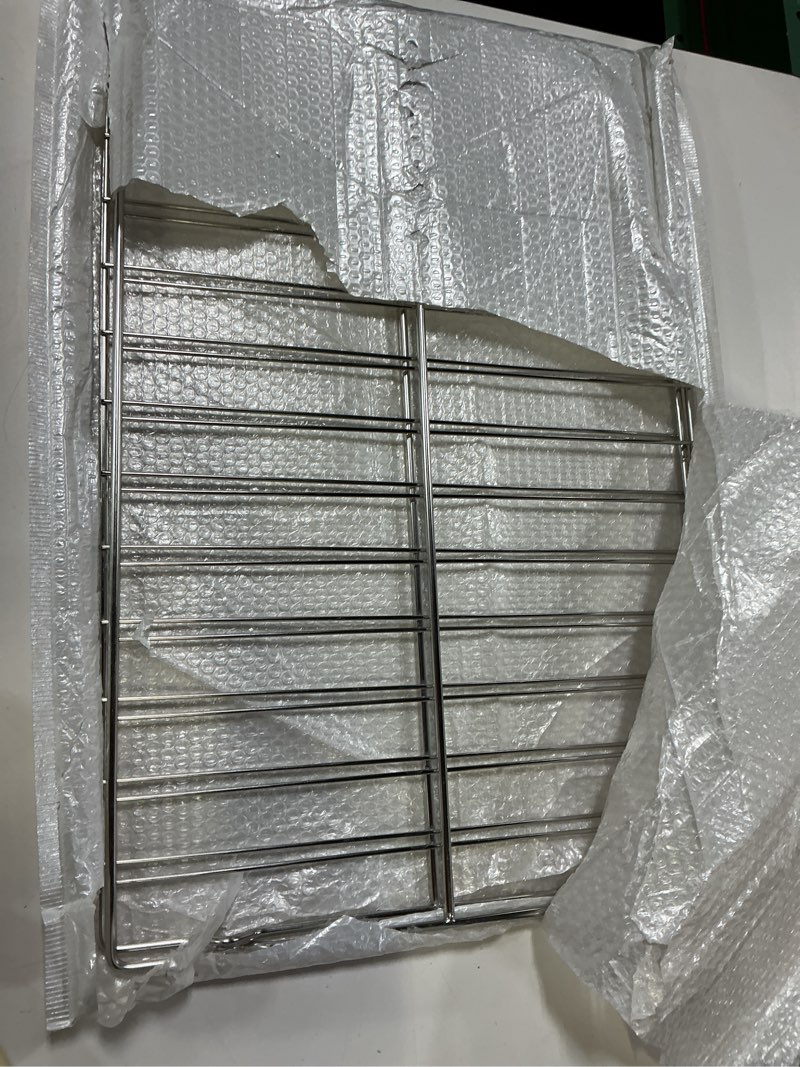 Condition photo showing New/Like New for upgraded 304 stainless steel 316496201 316496202 oven rack replacement for frigidaire ge stove. 24.2" x 16" oven rack replace 316496202 316496207 ap4040129 ps1765356 - for standard 24.25" ovens