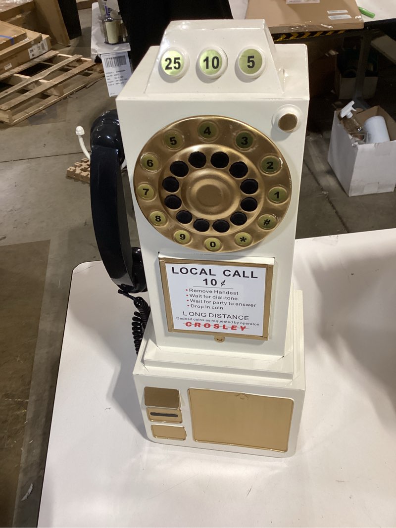 Condition photo showing Good Condition for similar product to crosley cr56-re 1950's payphone