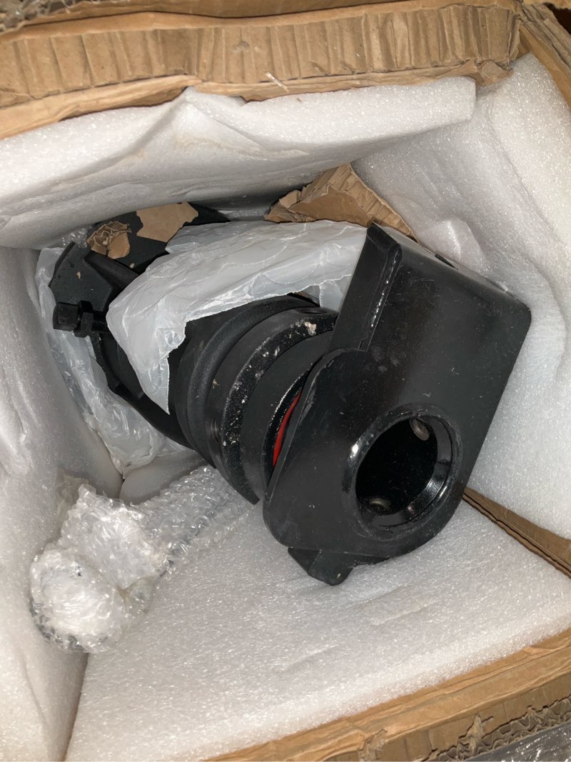 Condition photo showing As Is for 5th Wheel to gooseneck Adapter Camper Hitch Coupler 12"-16" C5G1216 Fifth Wheel to Gooseneck Coupler Towing Adapter Safety Chain Fits for Camper RV Trailer