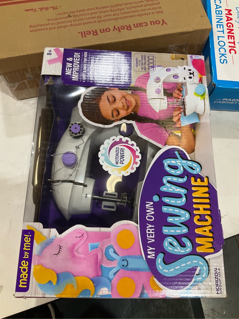 Condition photo showing Good Condition for made by me my very own sewing machine for beginner, portable battery powered first sewing machine for kids ages 8+, includes fabric, thread, measuring tape, & stuffing,