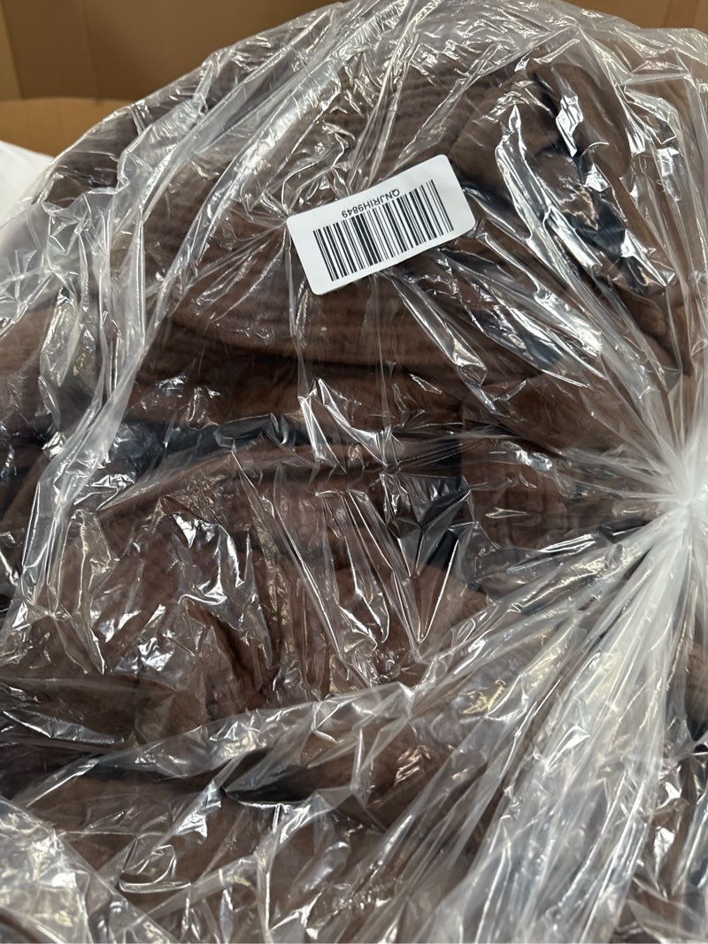 Condition photo showing Good Condition for organic airy gauze duvet cover set, king/cal king, chocolate