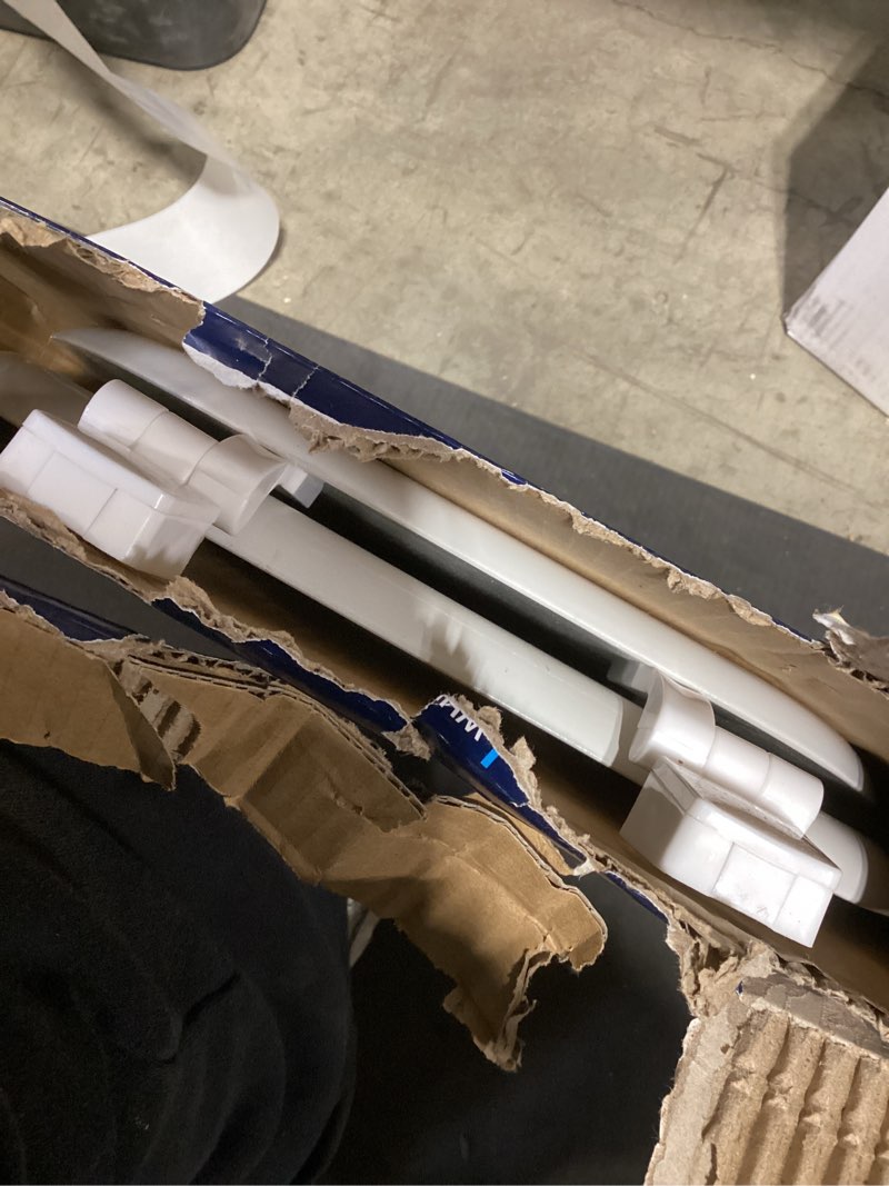 Condition photo showing Good Condition for Project Source Wood White Round Toilet Seat