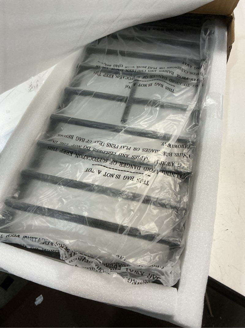 Condition photo showing Good Condition for jxgrate2 gas range center cast iron gra fits for ge stoven grate, middle grate for use on select ge® g-series gas ranges ggf500, ggs500, ggf600, ggs600 general electric gas range burner grate