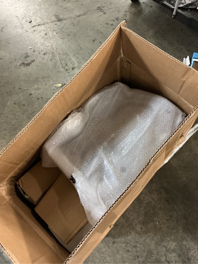 Condition photo showing Good Condition for 23.5 in. x 23.75 in. x 41.25 in. black polyester middle-back tufted height-adjustable executive chair with arms