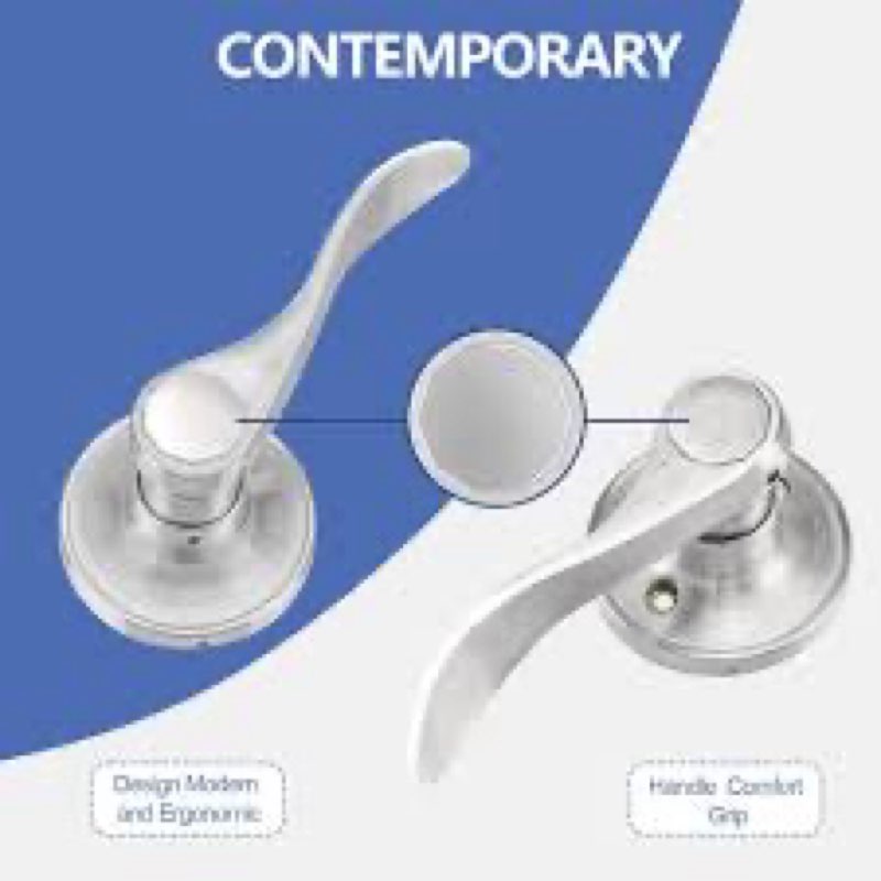 Supstron 5 Pack Passag..or Lock, Satin Nickel Ne:v