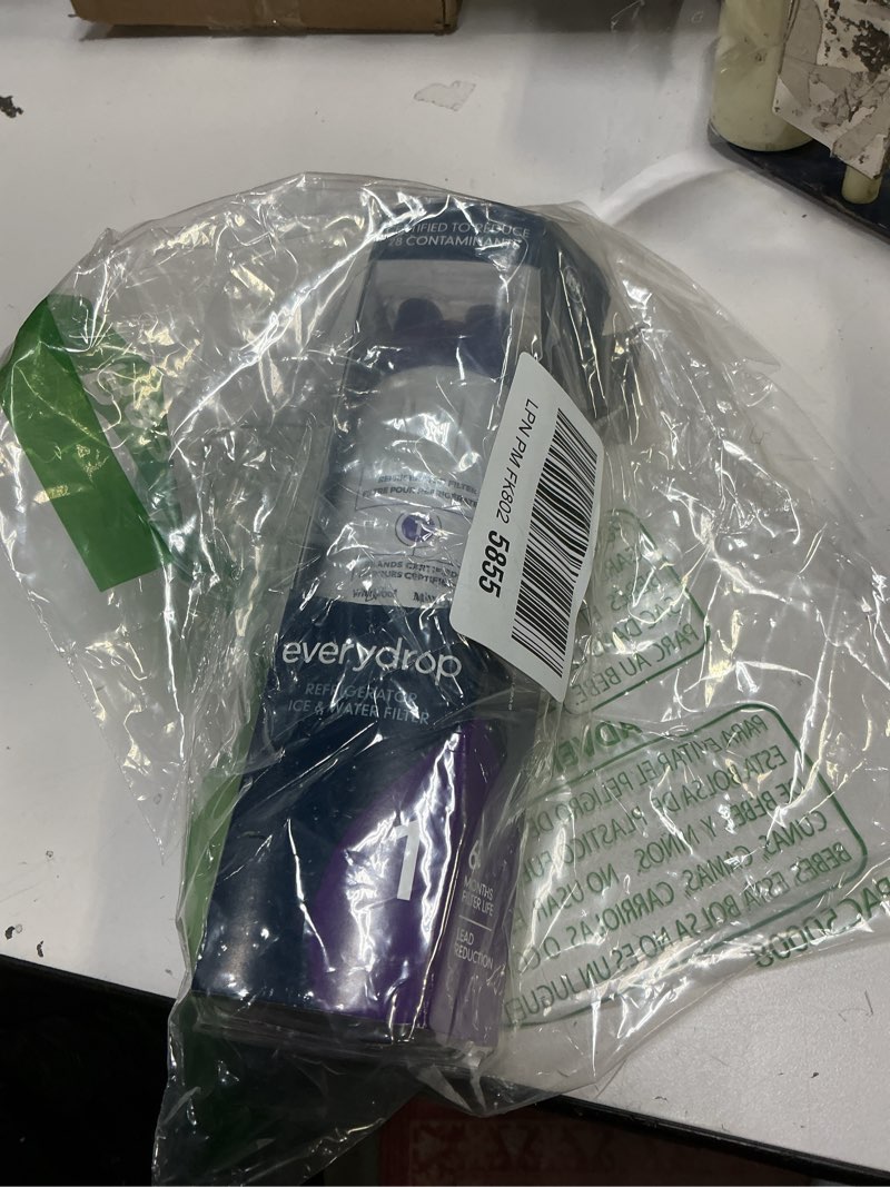 Condition photo showing Good Condition for everydrop by Whirlpool Ice and Water Refrigerator Filter 1, EDR1RXD1, Single-Pack , Purple