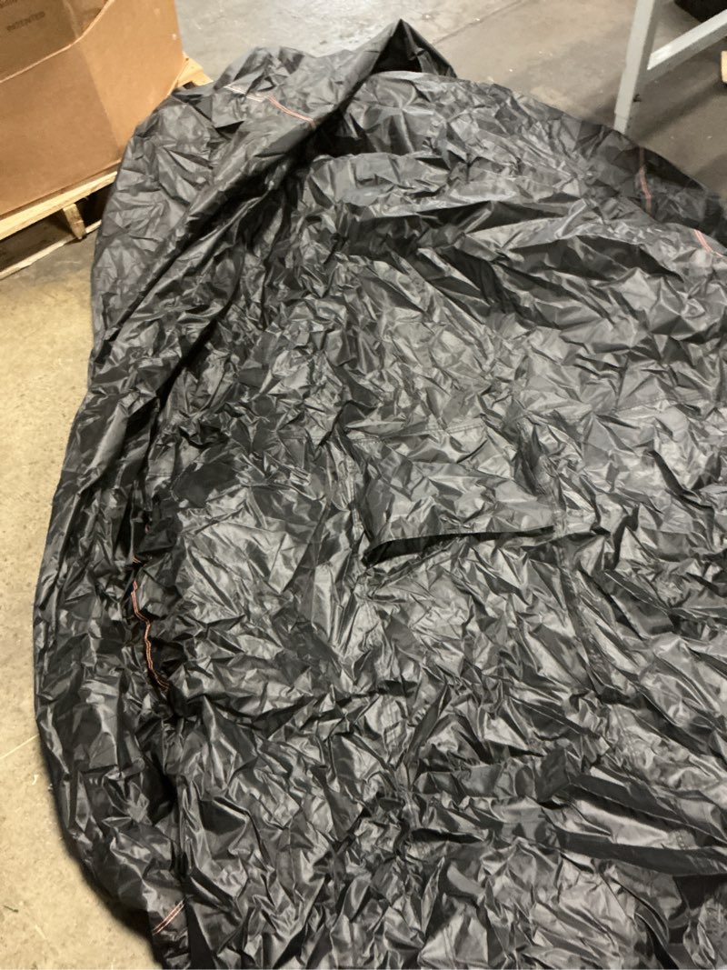 Condition photo showing As Is for adult tricycle cover electric tricycle covers, bike covers outdoor storage waterproof, dustproof bicycle cover, windproof recumbent trike cover black