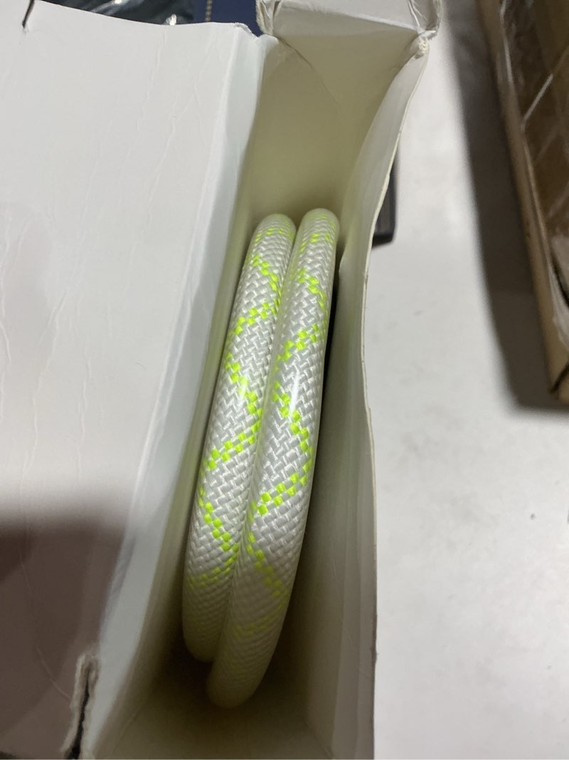Condition photo showing As Is for yfbrite 6ft light up dog leash with 15 flashing modes - super bright led dog leash for small medium large dogs - type-c rechargeable dogs leashes light (multi-color, 6ft (180cm)) 6ft (180cm) multi-color (press switch by 2 seconds)
