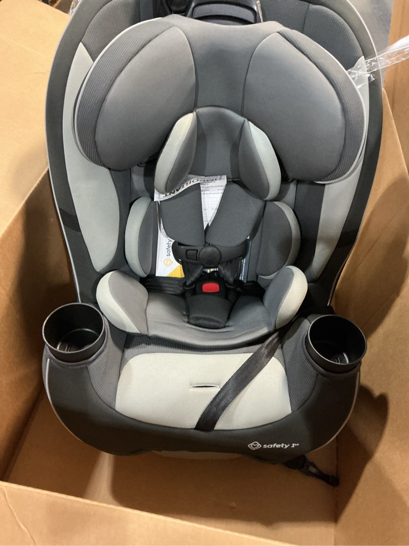 Condition photo showing Good Condition for Safety 1st Grow and Go All-in-One Slim Convertible Car Seat, Rear Facing, 5-40 lbs, Forward Facing (30–65 lbs), High Back Booster Seat 40-100 pounds, Iron Frost