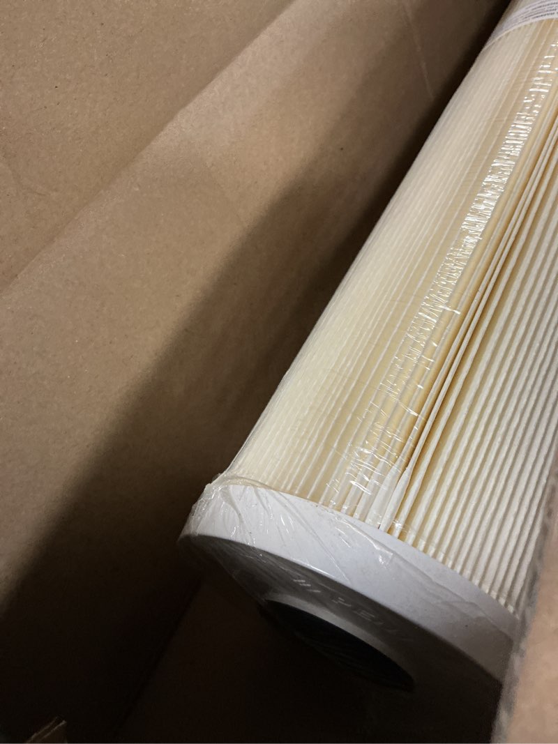 Condition photo showing New/Like New for pentair pentek ecp5-20bb big blue sediment water filter, 20-inch, whole house heavy duty pleated cellulose polyester replacement cartridge, 20" x 4.5", white end-cap, 5 micron 5 micron 1 count (pack of 1)