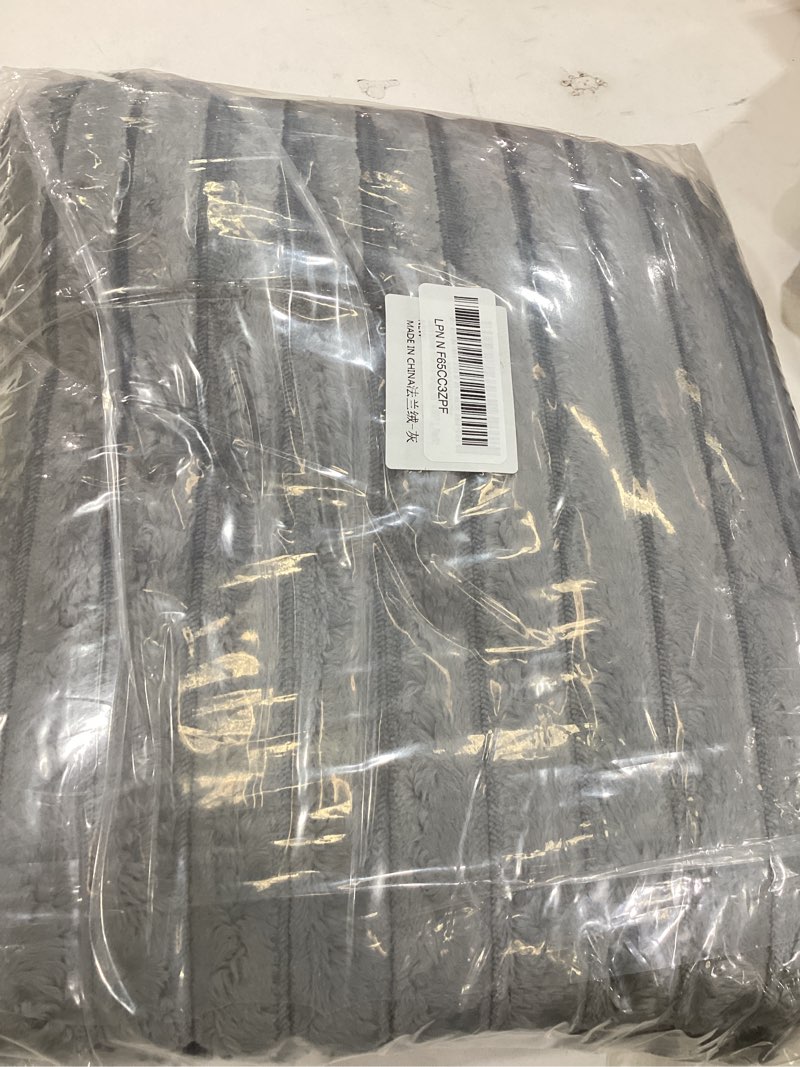 Condition photo showing Good Condition for haomaijia waterproof couch cover for dogs washable,faux fur pet couch covers for sofa,soft dog bed cover non-slip couch covers for 3 cushion couch sofa pet friendly (grey, 35" x 95" 1 pack) grey 35" x 95"